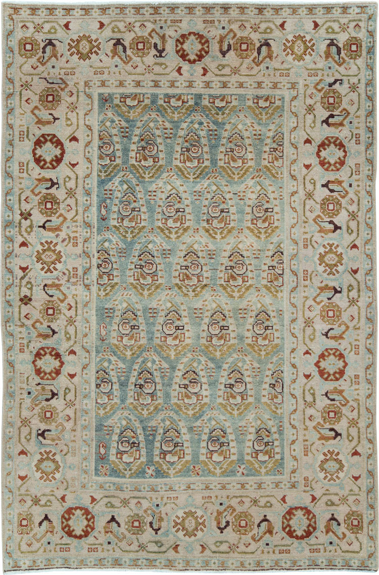 Vintage Persian Malayer Accent Rug (Pair: 2 of 2), No.28580 - Gss