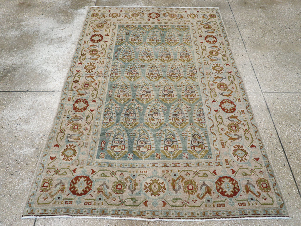 Vintage Persian Malayer Accent Rug (Pair: 2 of 2), No.28580 - Gss