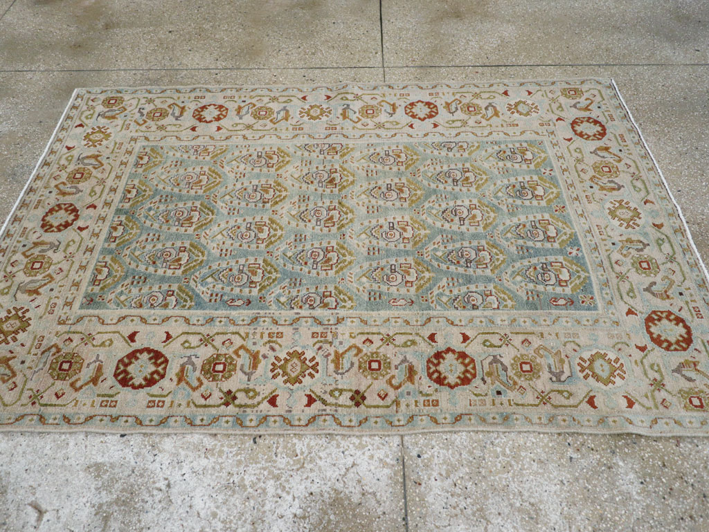 Vintage Persian Malayer Accent Rug (Pair: 2 of 2), No.28580 - Gss