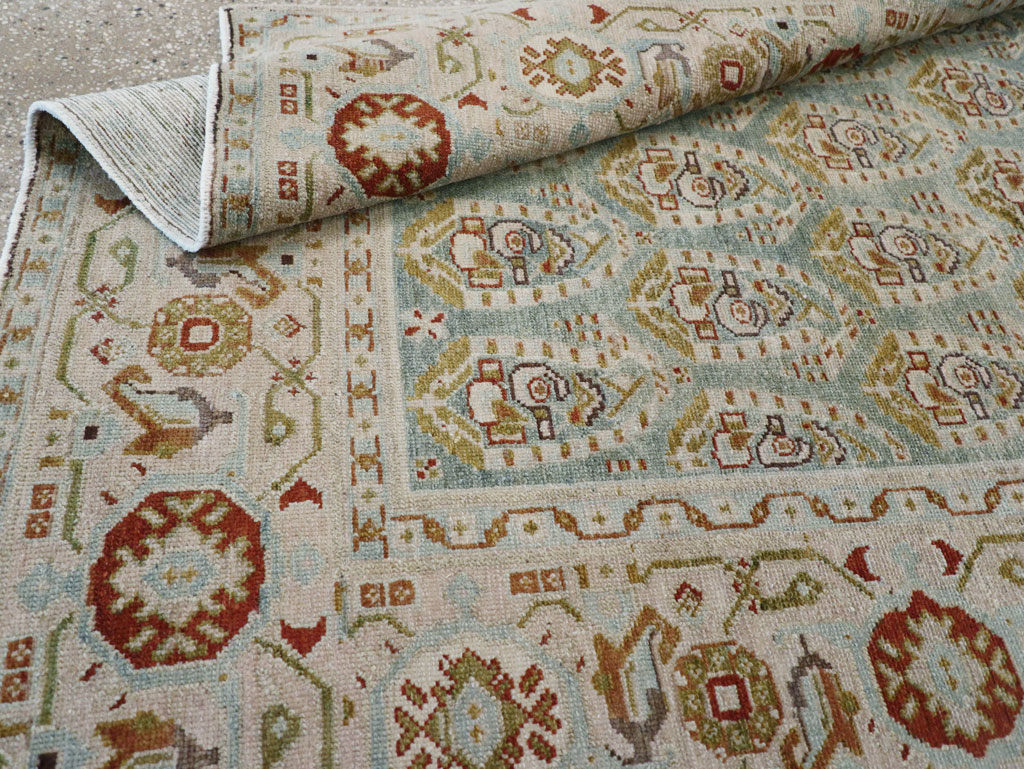 Vintage Persian Malayer Accent Rug (Pair: 2 of 2), No.28580 - Gss