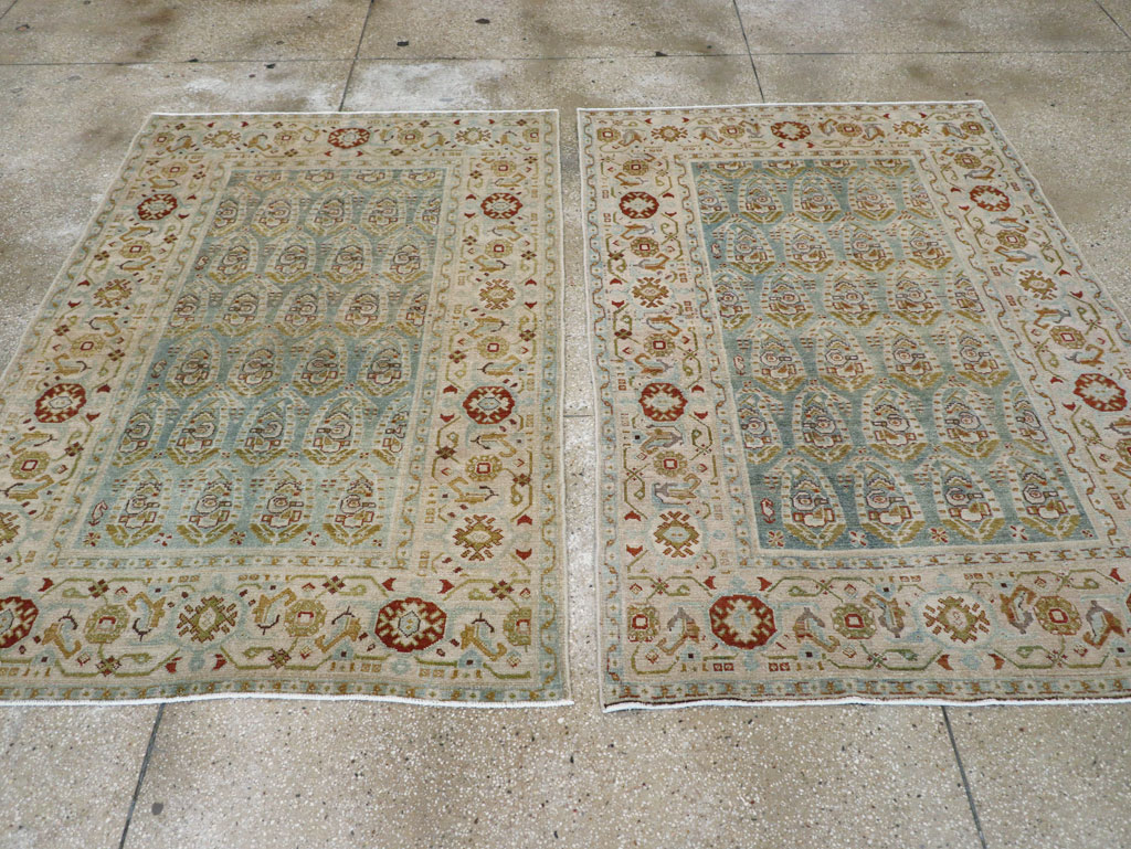 Vintage Persian Malayer Accent Rug (Pair: 2 of 2), No.28580 - Gss