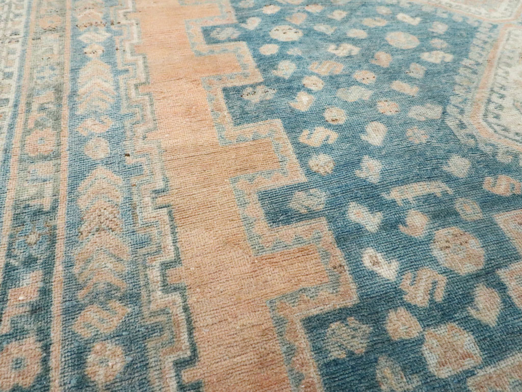 Vintage Persian Afshar Accent Rug, No.28582 - Gss