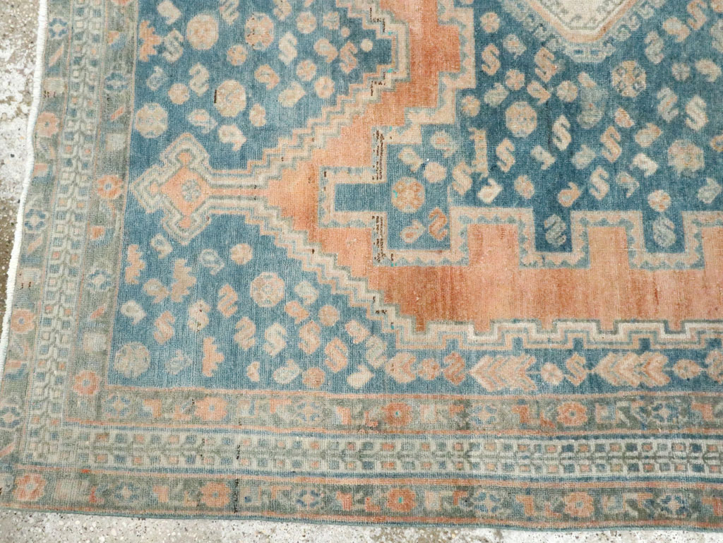 Vintage Persian Afshar Accent Rug, No.28582 - Gss