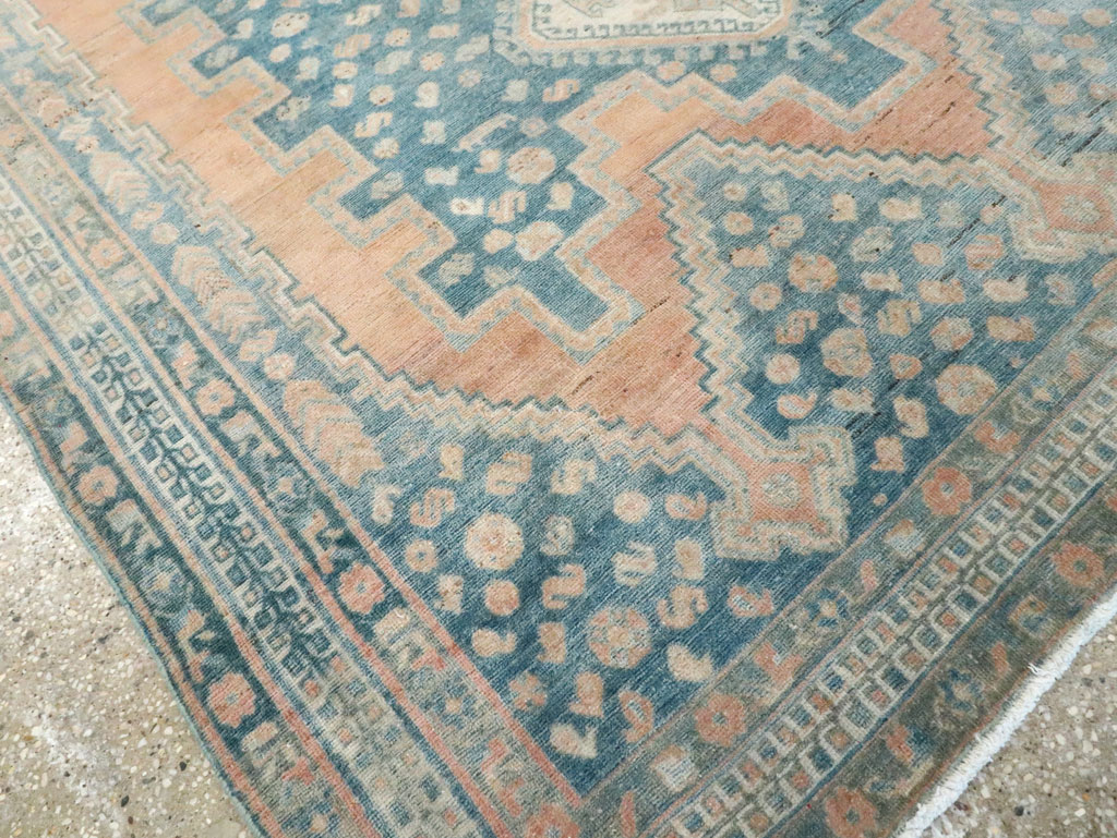 Vintage Persian Afshar Accent Rug, No.28582 - Gss