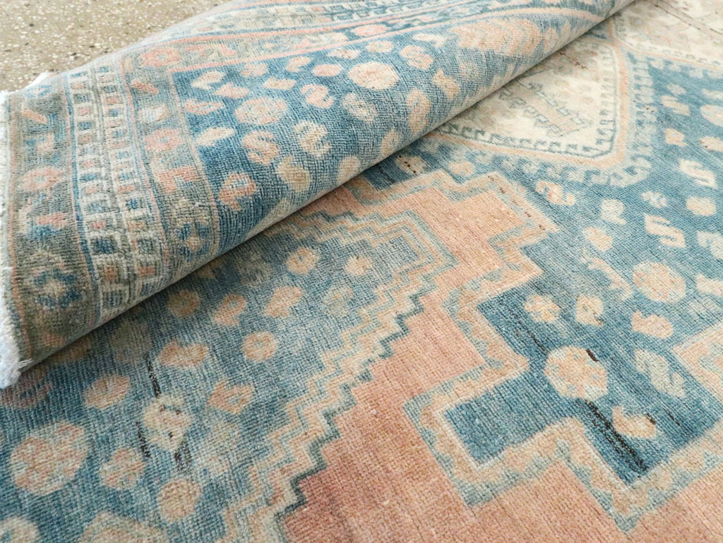 Vintage Persian Afshar Accent Rug, No.28582 - Gss