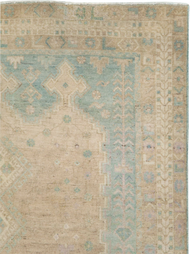 Vintage Persian Afshar Tribal Accent Rug, No.28583 - Gss