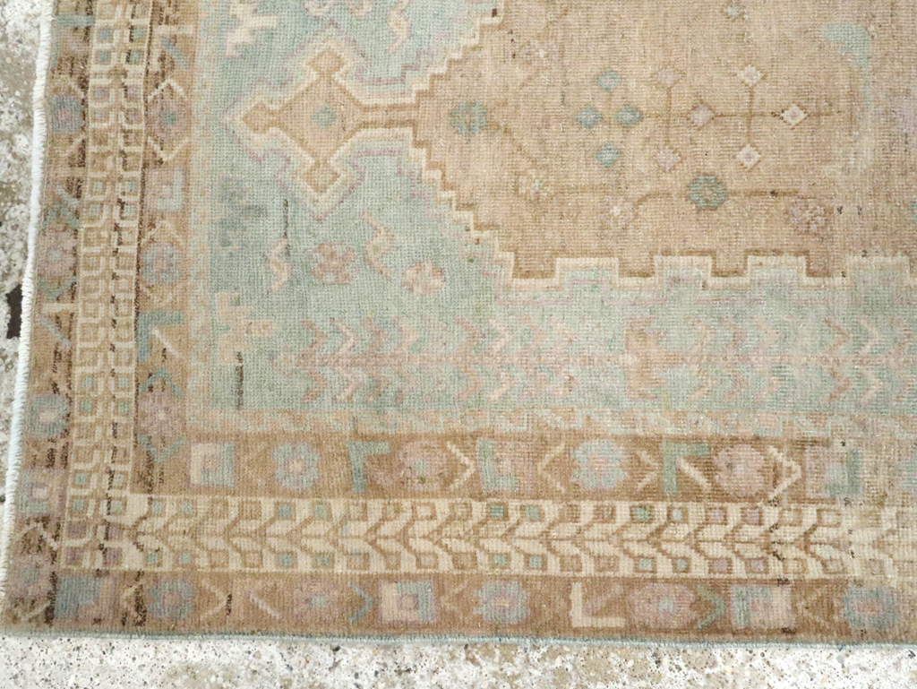 Vintage Persian Afshar Tribal Accent Rug, No.28583 - Gss