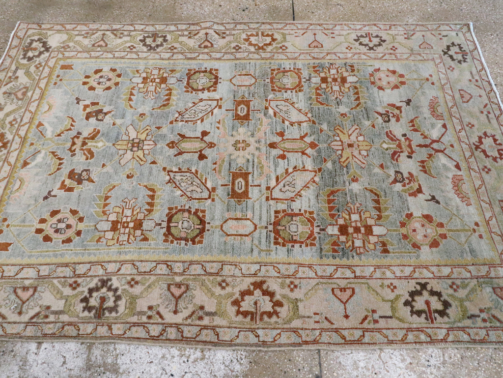 Vintage Persian Malayer Accent Rug, No.28585 - Gss
