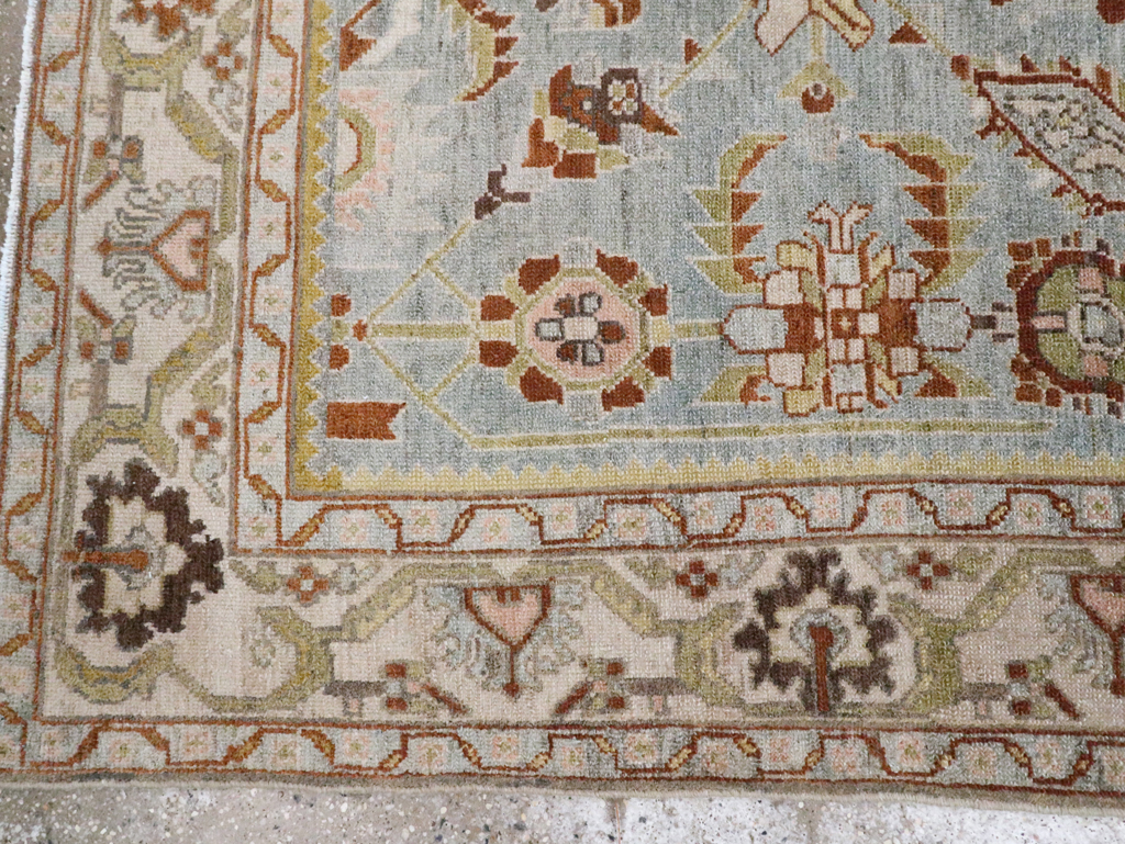 Vintage Persian Malayer Accent Rug, No.28585 - Gss