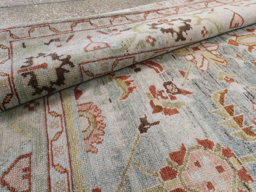 Vintage Persian Malayer Accent Rug, No.28585 - Gss