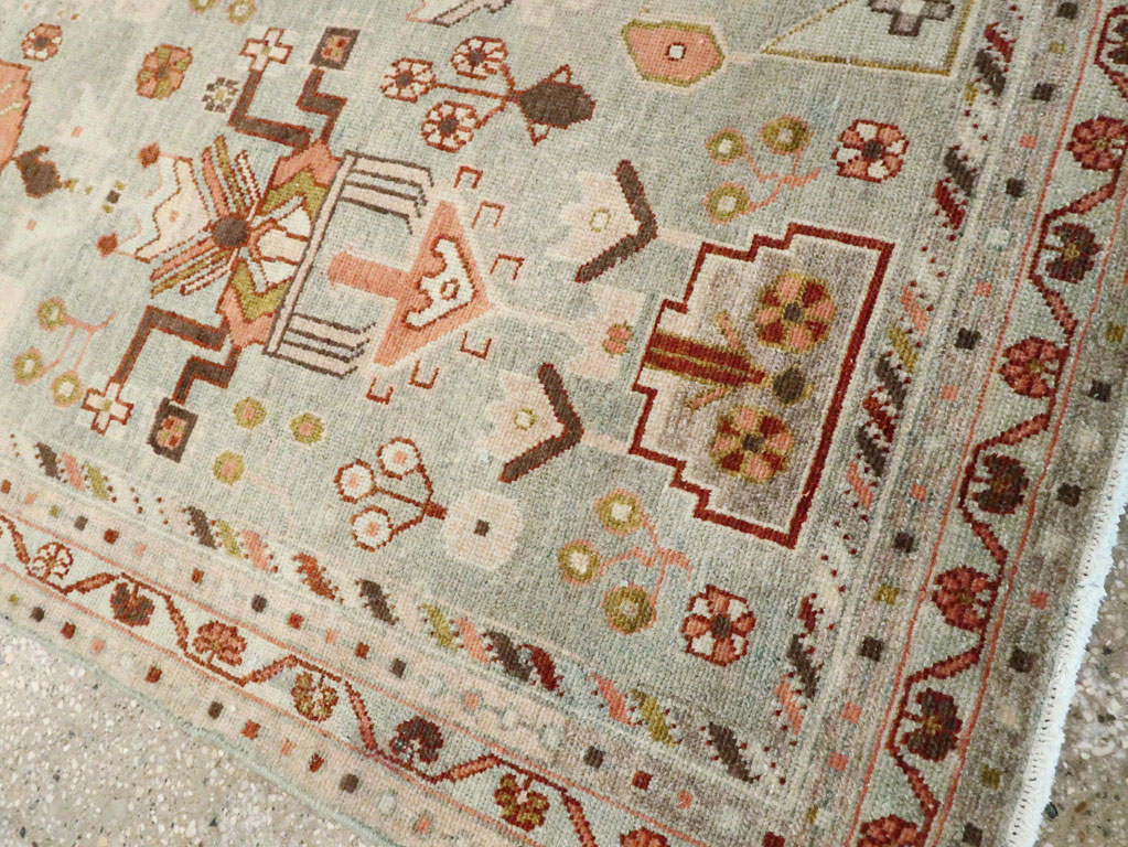 Vintage Persian Malayer Accent Rug, No.28586 - Gss