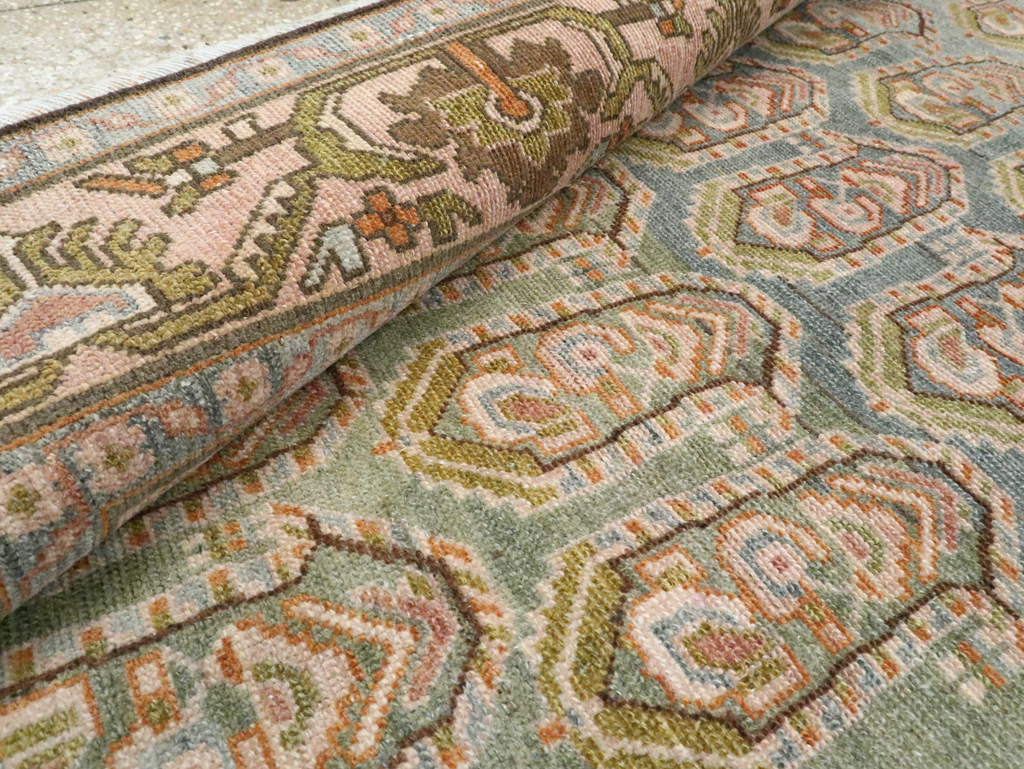 Vintage Persian Malayer Accent Rug, No.28587 - Gss