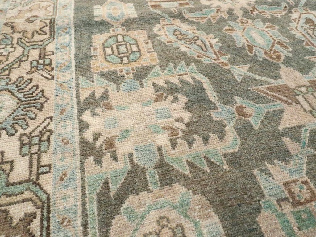 Vintage Persian Malayer Accent Rug, No.28589 - Gss