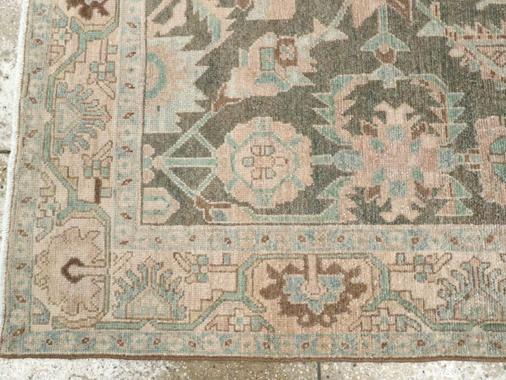 Vintage Persian Malayer Accent Rug, No.28589 - Gss