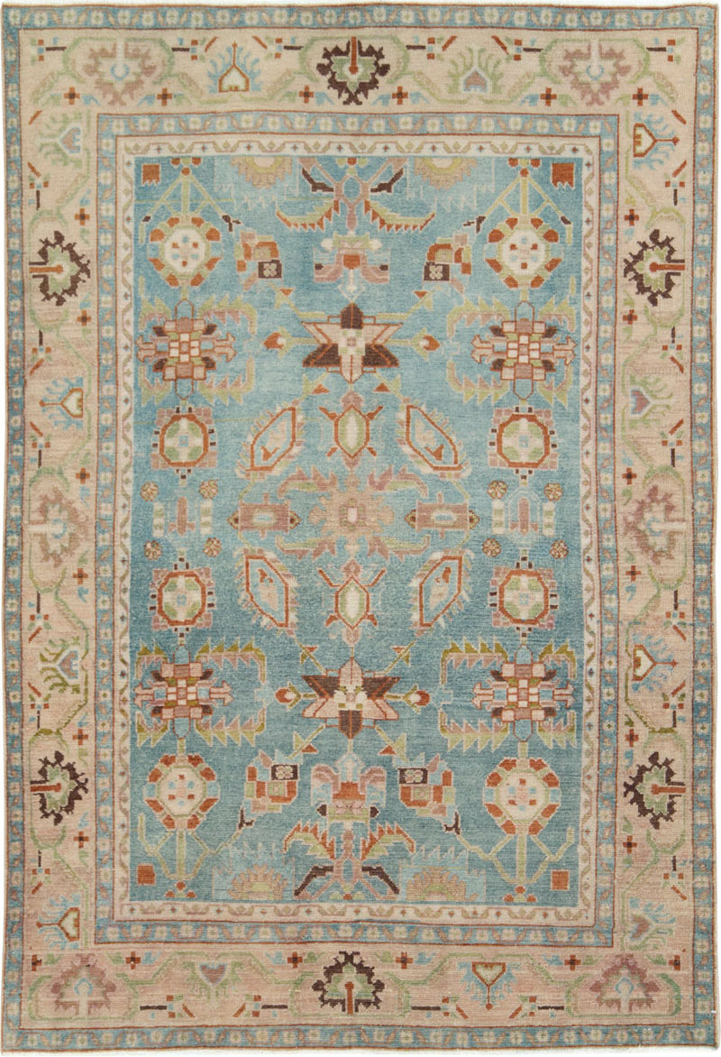 Vintage Persian Malayer Accent Rug (Pair: 1 of 2), No.28590 - Gss