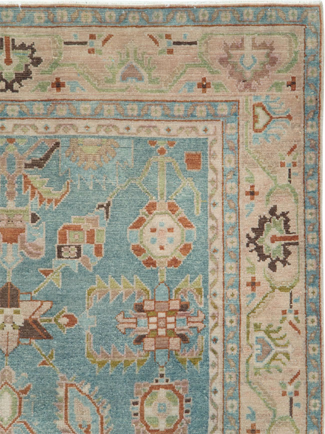 Vintage Persian Malayer Accent Rug (Pair: 1 of 2), No.28590 - Gss