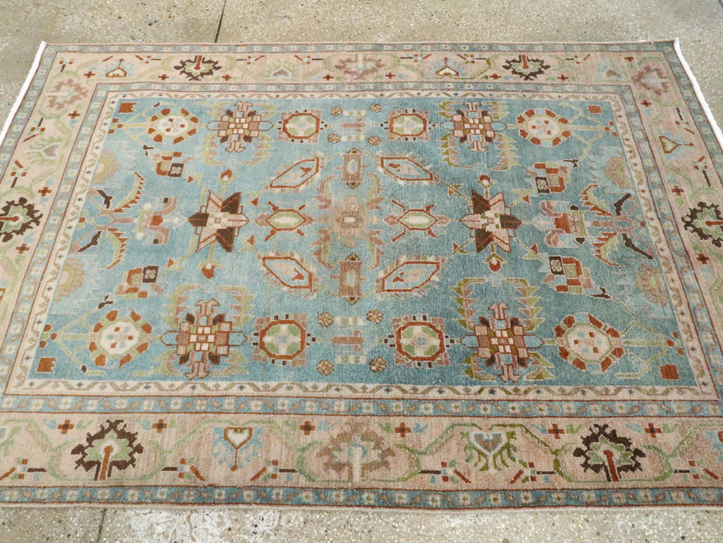 Vintage Persian Malayer Accent Rug (Pair: 1 of 2), No.28590 - Gss