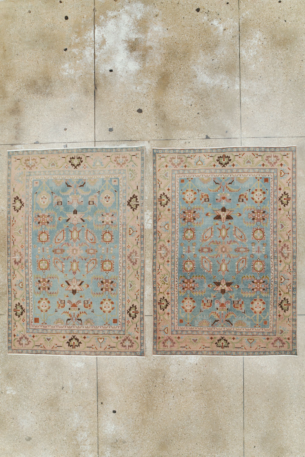Vintage Persian Malayer Accent Rug (Pair: 1 of 2), No.28590 - Gss