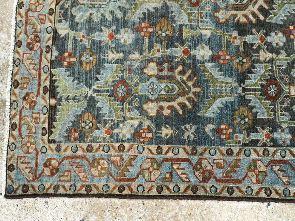Vintage Persian Malayer Accent Rug, No.28591 - Gss