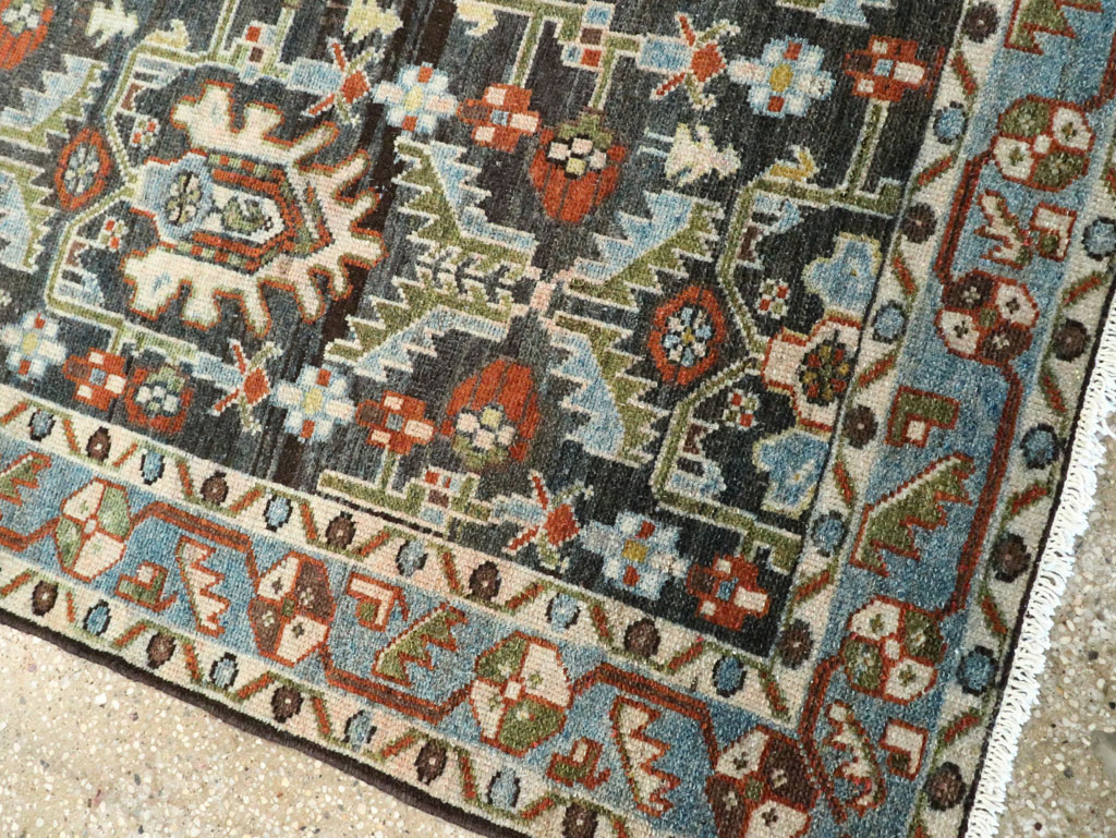 Vintage Persian Malayer Accent Rug, No.28591 - Gss
