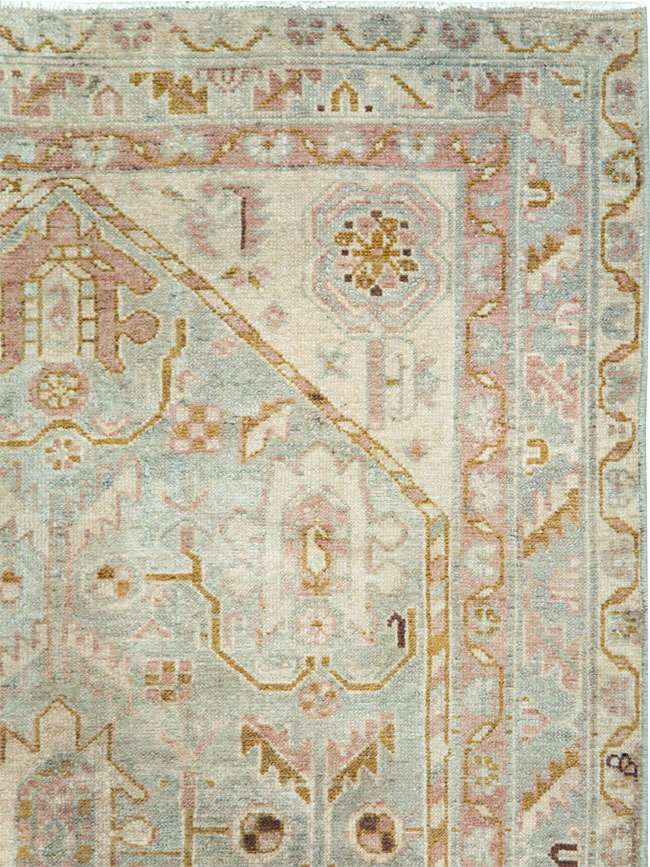 Vintage Persian Malayer Accent Rug, No.28593 - Gss