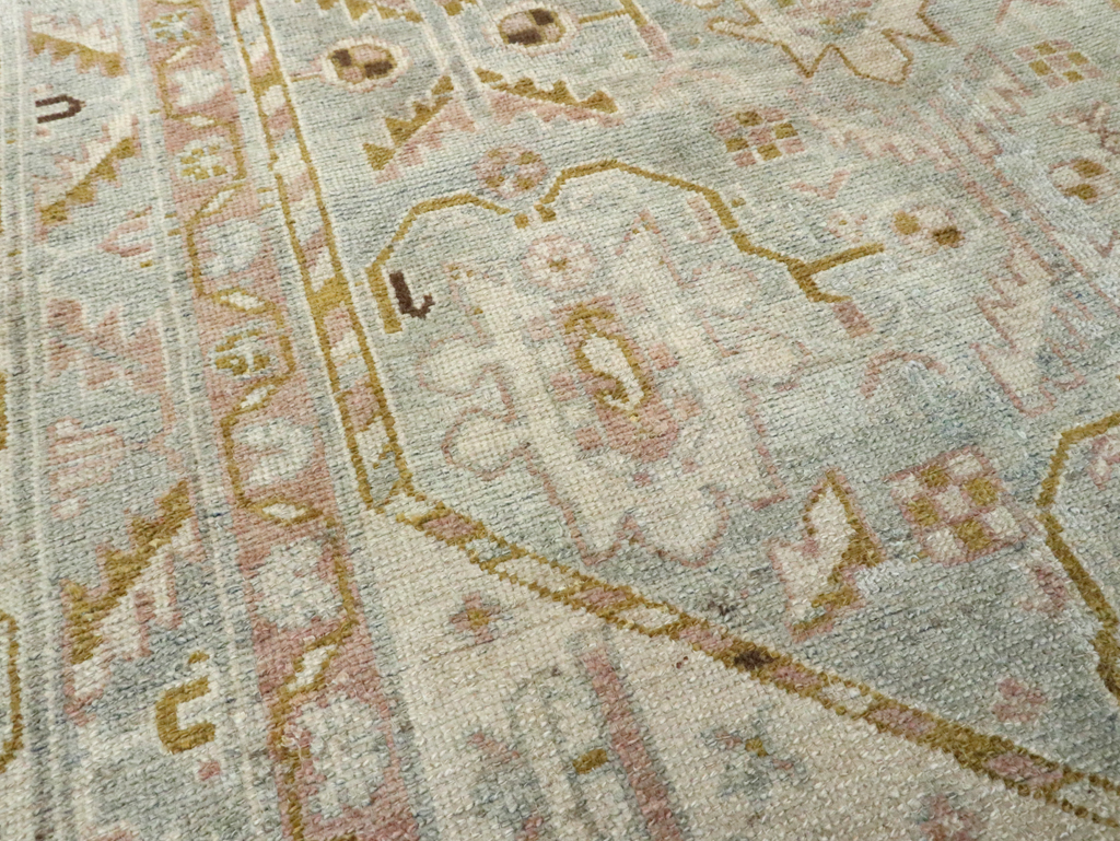 Vintage Persian Malayer Accent Rug, No.28593 - Gss