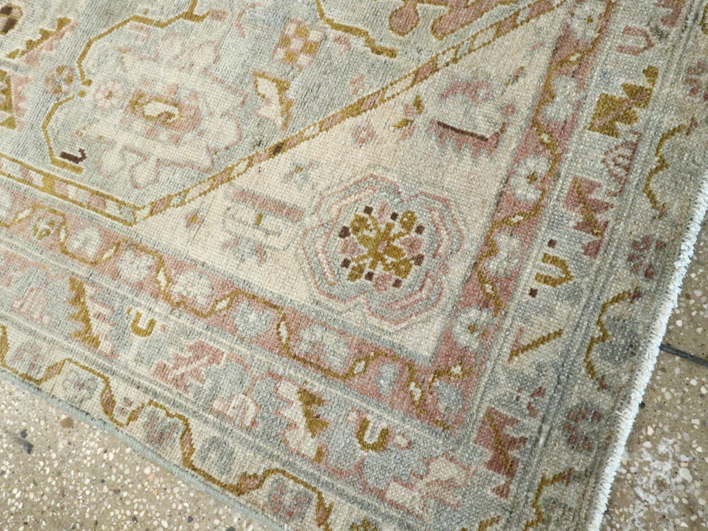 Vintage Persian Malayer Accent Rug, No.28593 - Gss