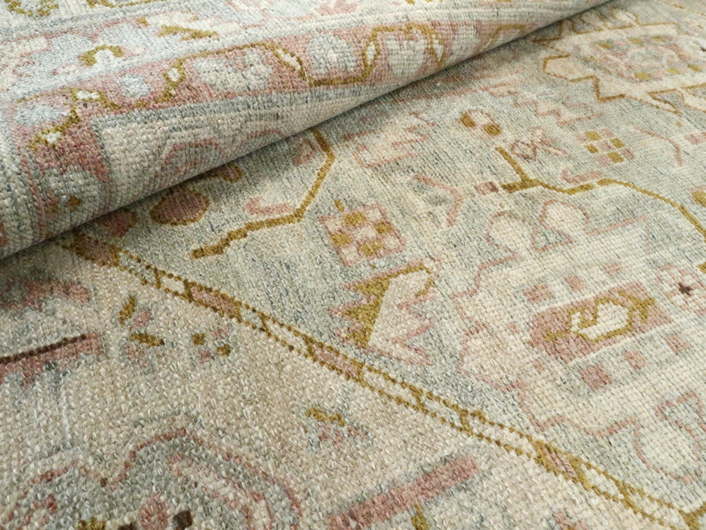 Vintage Persian Malayer Accent Rug, No.28593 - Gss