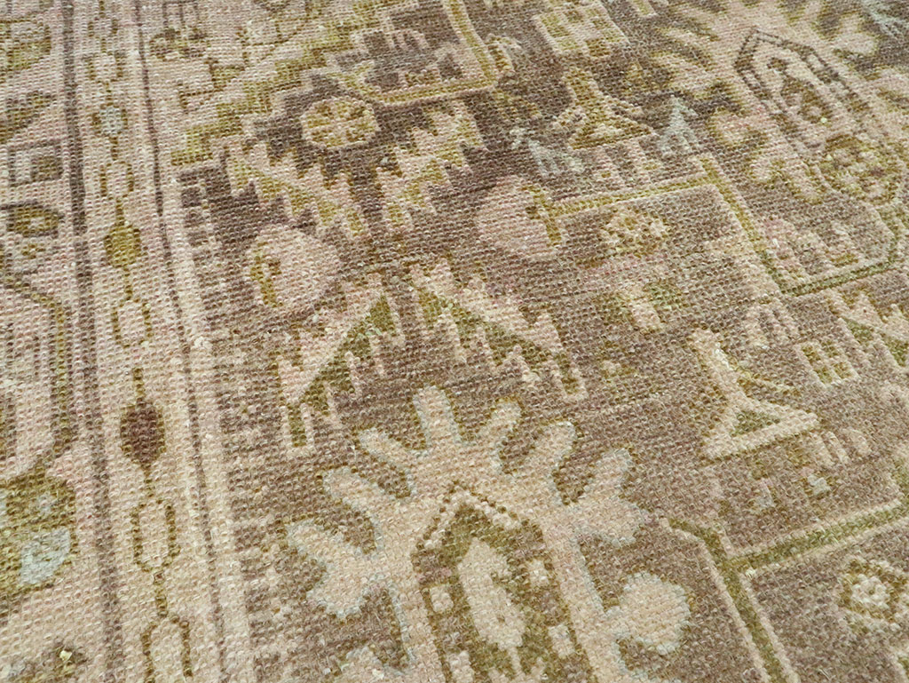 Vintage Persian Malayer Accent Rug, No.28594 - Gss