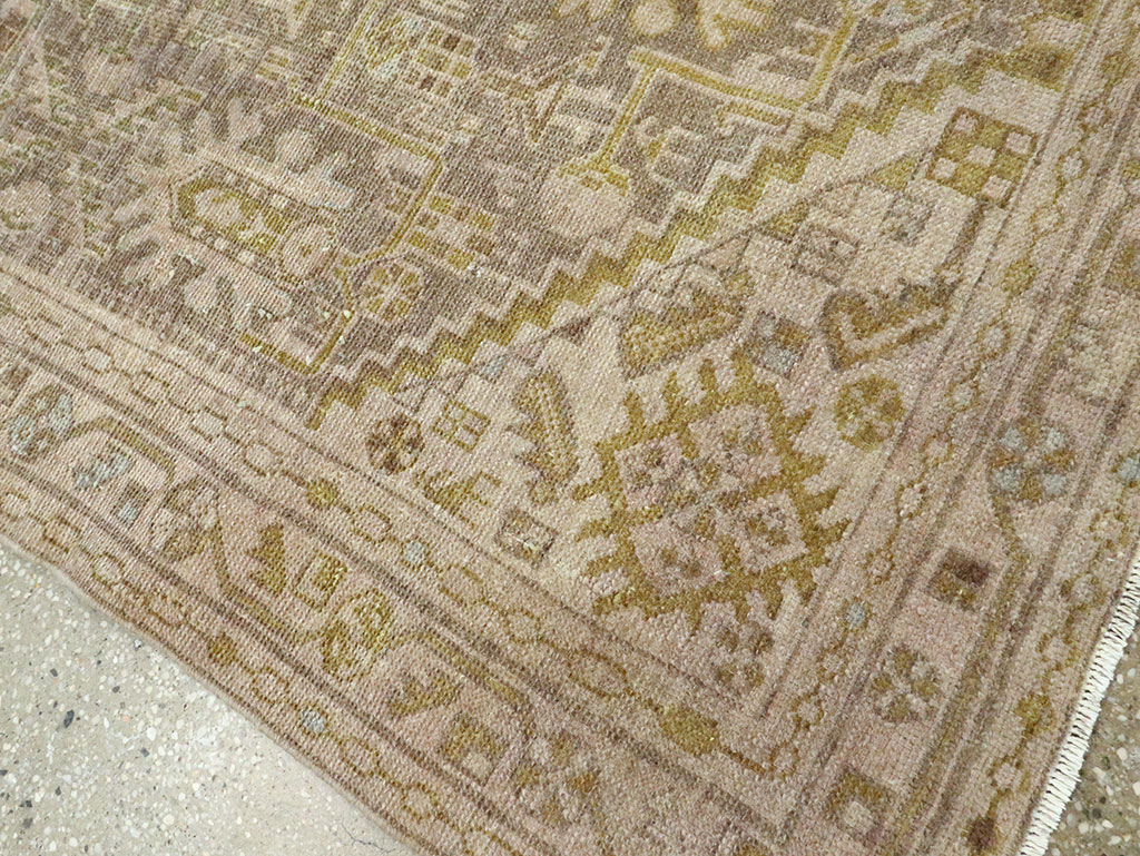 Vintage Persian Malayer Accent Rug, No.28594 - Gss