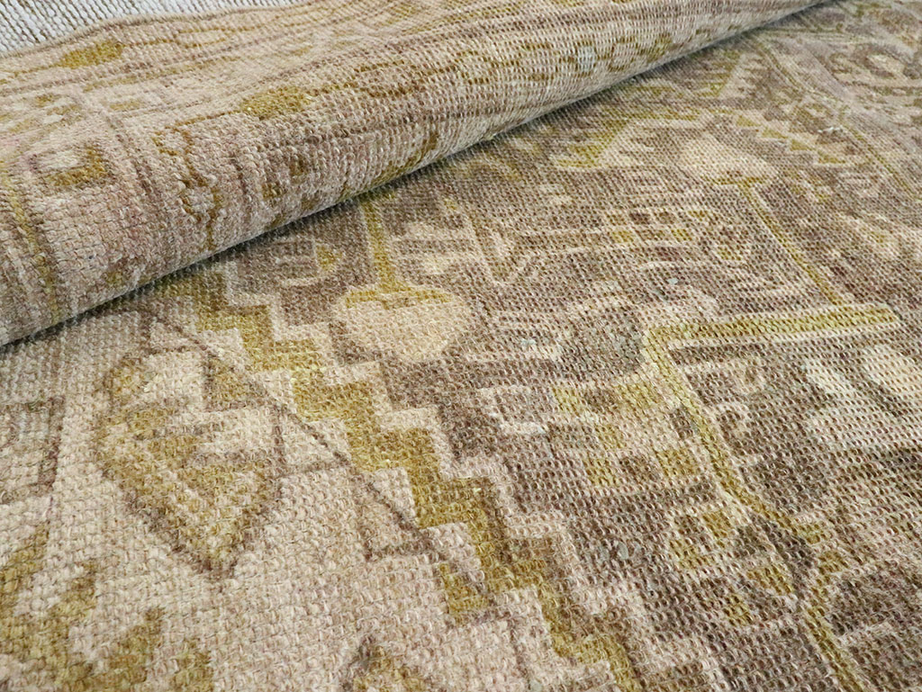 Vintage Persian Malayer Accent Rug, No.28594 - Gss