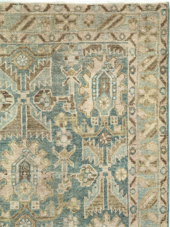 Vintage Persian Malayer Throw Rug, No.28596 - Gss