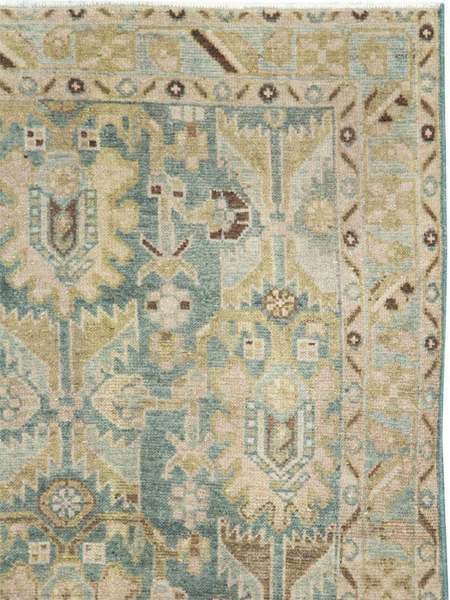 Vintage Persian Malayer Throw Rug, No.28596 - Gss