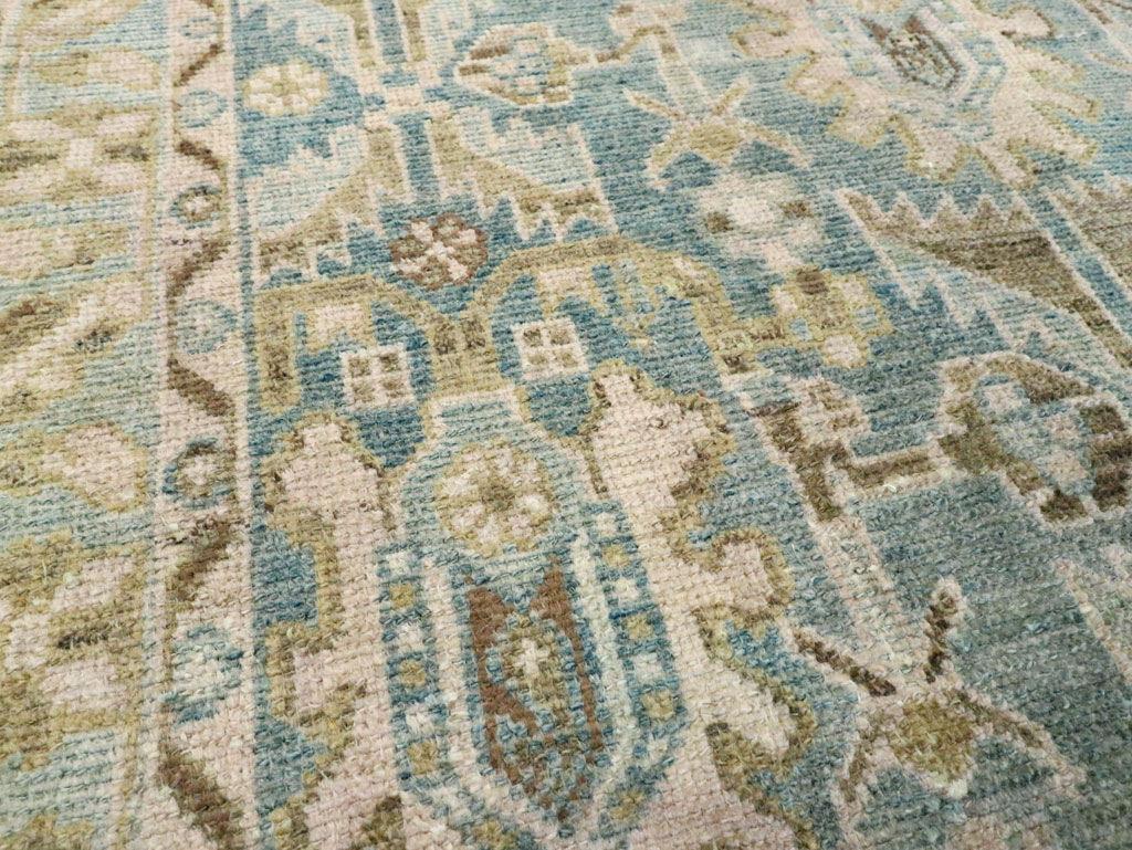 Vintage Persian Malayer Throw Rug, No.28596 - Gss