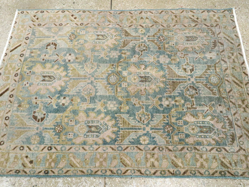 Vintage Persian Malayer Throw Rug, No.28596 - Gss