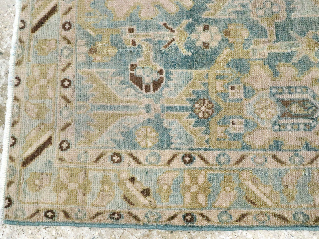 Vintage Persian Malayer Throw Rug, No.28596 - Gss