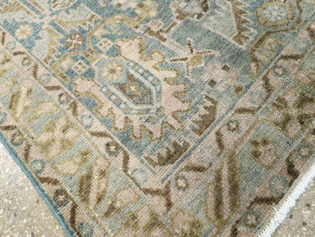 Vintage Persian Malayer Throw Rug, No.28596 - Gss