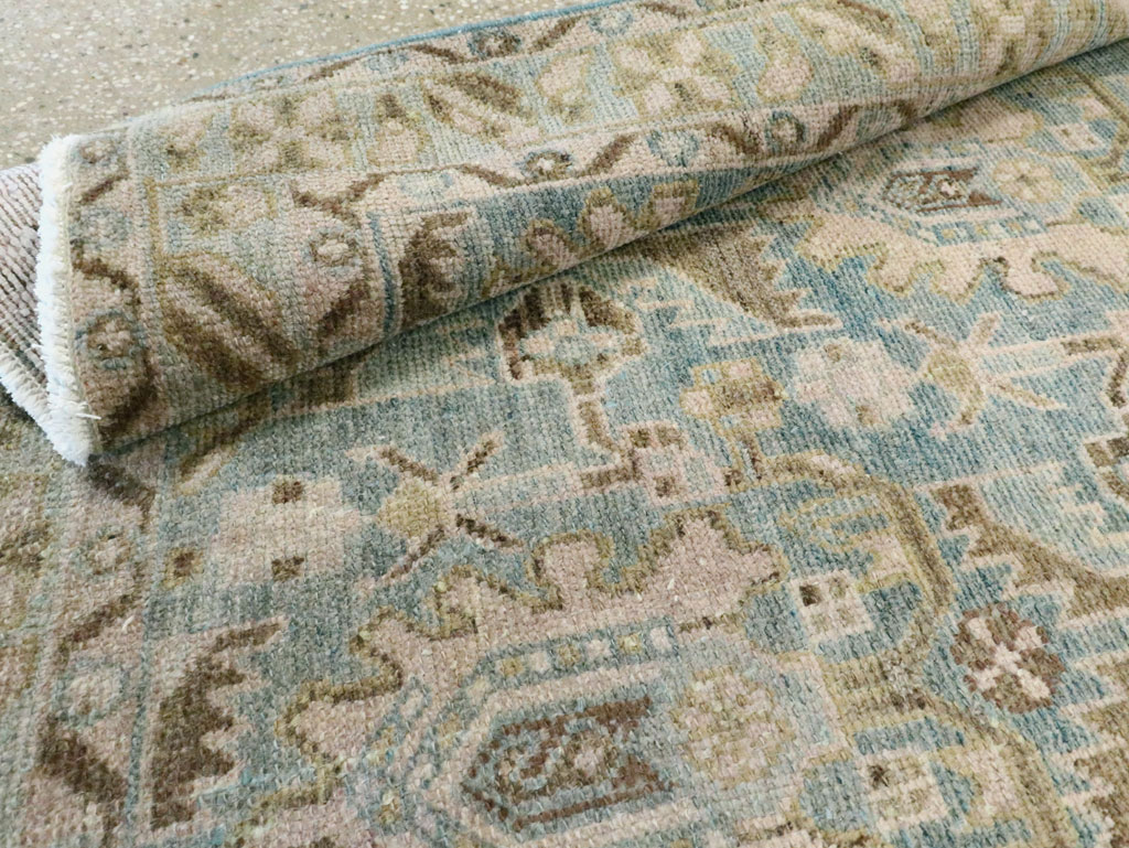 Vintage Persian Malayer Throw Rug, No.28596 - Gss