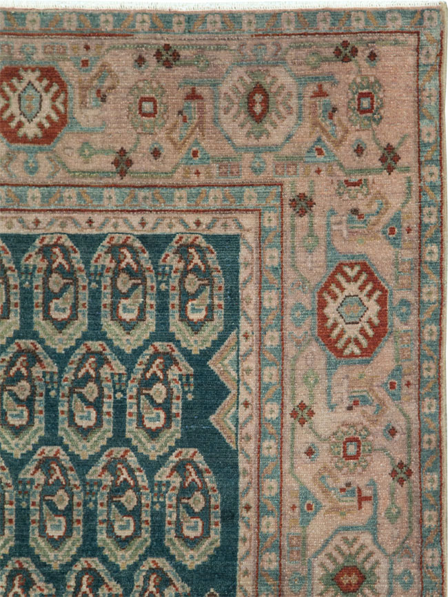Vintage Persian Malayer Accent Rug, No.28598 - Gss