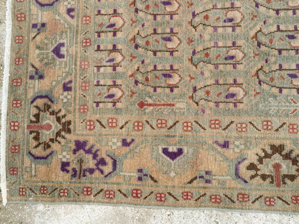 Vintage Persian Malayer Accent Rug, No.28599 - Gss
