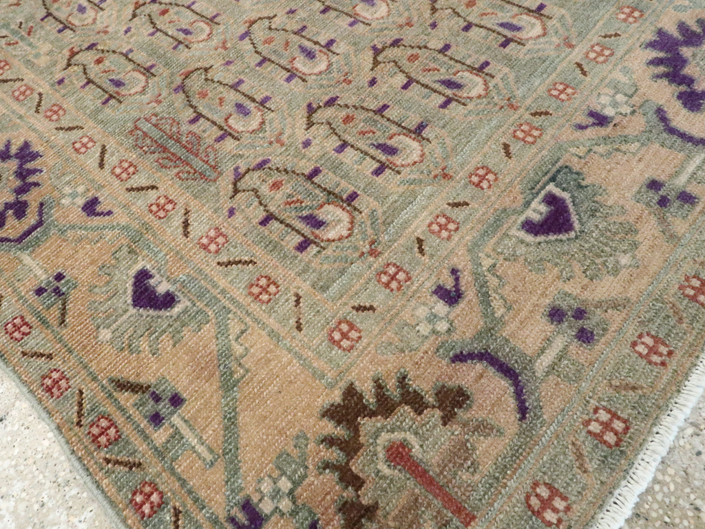 Vintage Persian Malayer Accent Rug, No.28599 - Gss