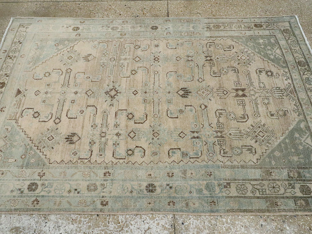 Vintage Persian Malayer Rug, No.28601 - Gss