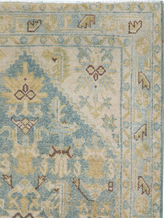 Vintage Persian Malayer Throw Rug, No.28602 - Gss