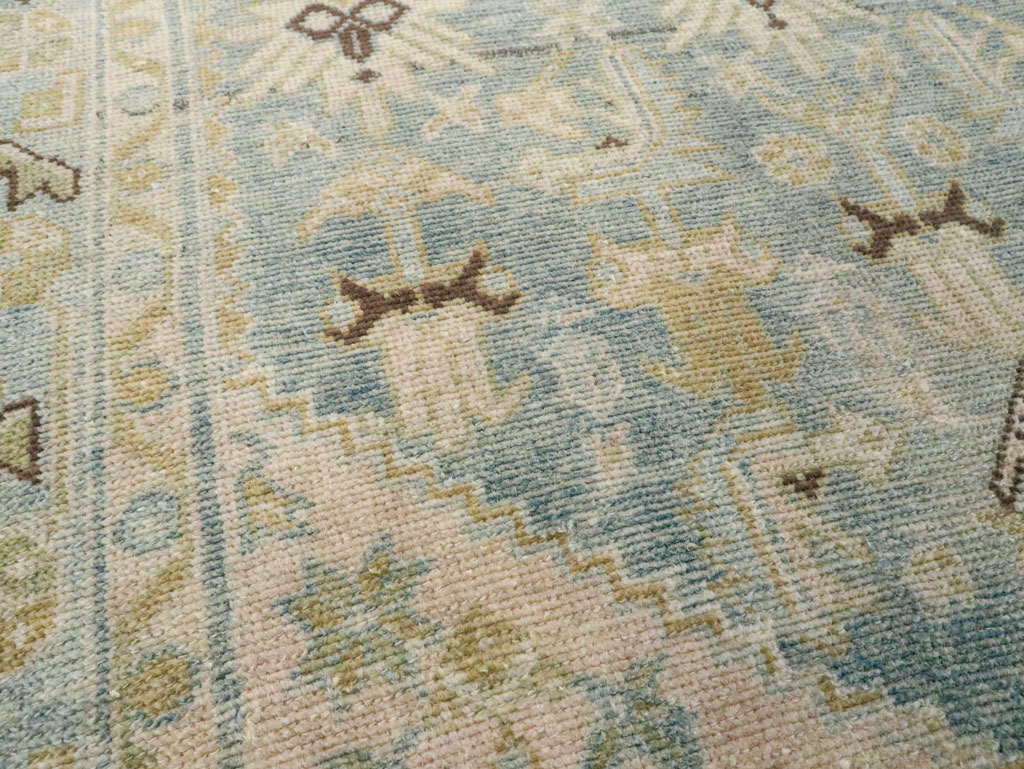 Vintage Persian Malayer Throw Rug, No.28602 - Gss