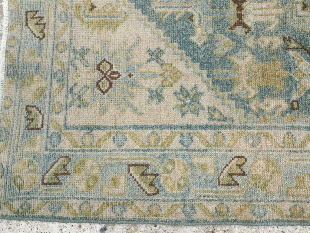 Vintage Persian Malayer Throw Rug, No.28602 - Gss