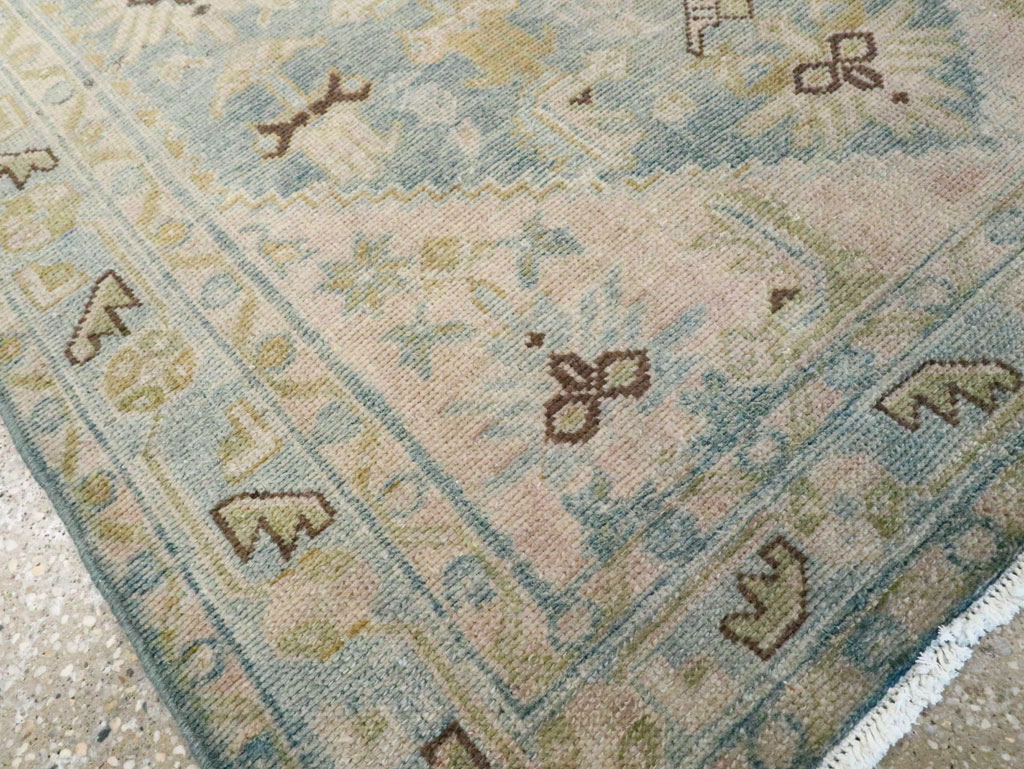 Vintage Persian Malayer Throw Rug, No.28602 - Gss