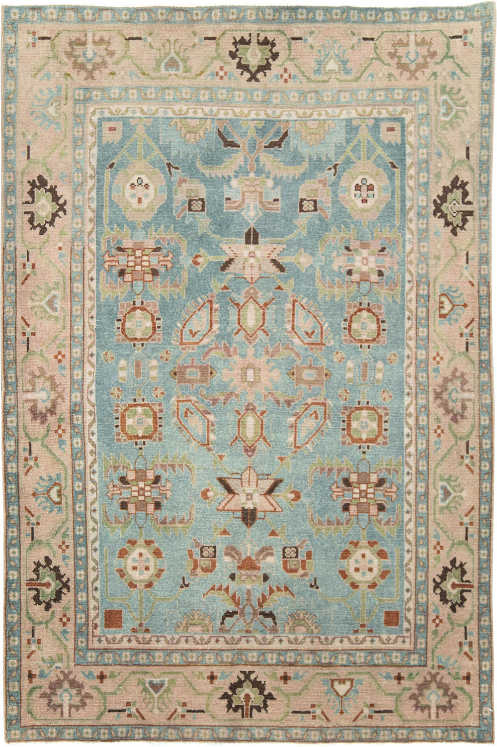 Vintage Persian Malayer Accent Rug (Pair: 2 of 2), No.28604 - Gss