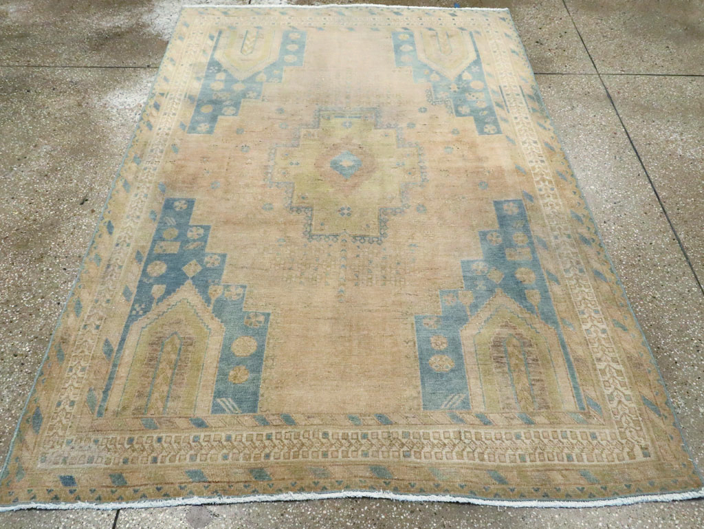 Vintage Persian Afshar Rug, No.28605 - Gss