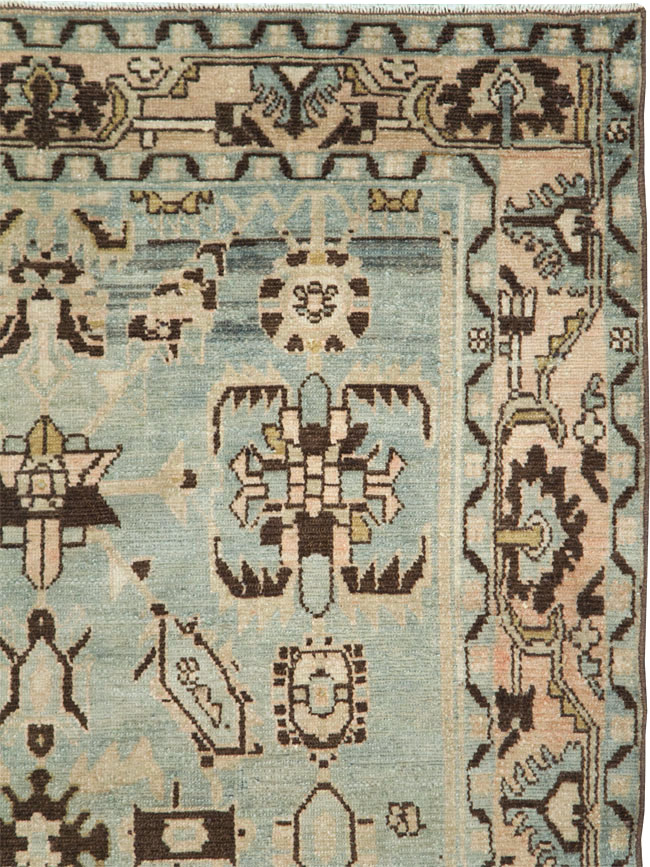 Vintage Persian Malayer Accent Rug, No.28608 - Gss