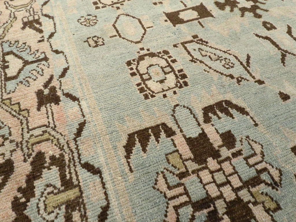 Vintage Persian Malayer Accent Rug, No.28608 - Gss